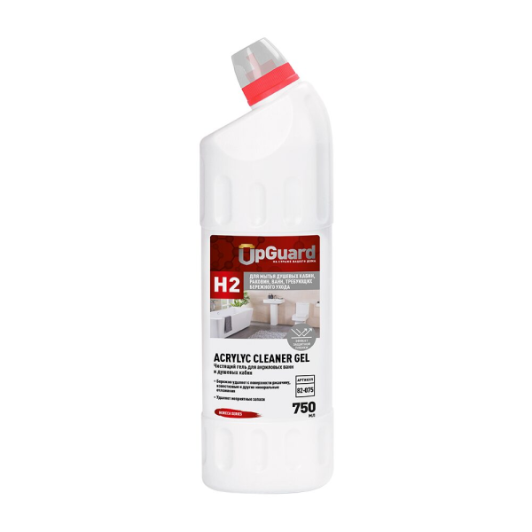 UpGUARD H2 ACRYLYC CLEANER GEL Чистящий гель для акриловых ванн и душевых кабин 750мл