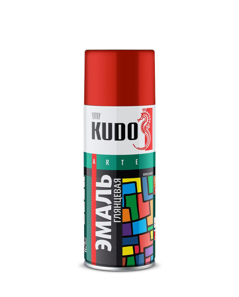 Эмаль акриловая глянцевая коричневая "KUDO" KR-021 (12)  РАСПРОДАЖА CCC