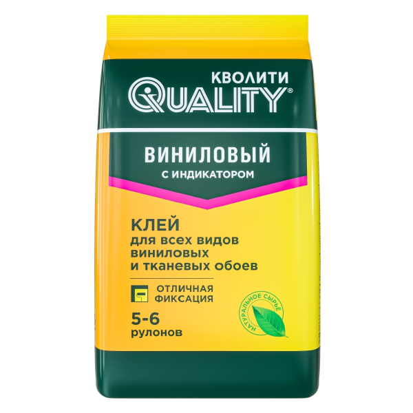 Клей обойный "Кволити" виниловый ИНДИКАТОР 200г (30)