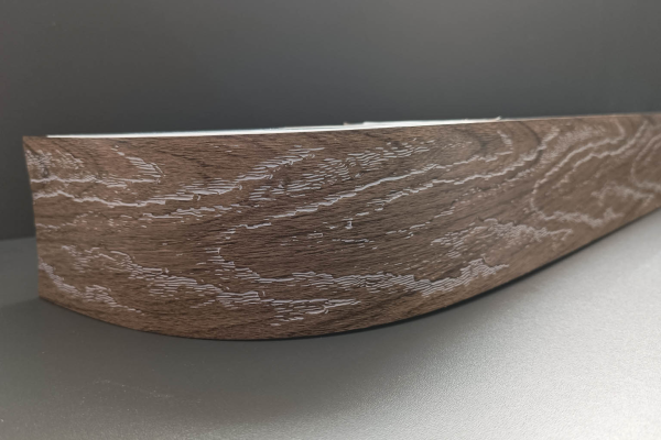 Карниз потолочный 3-х ряд. 2,4м с блендой+повороты "Дублин 70мм" "BroDecor"  №110 ССС