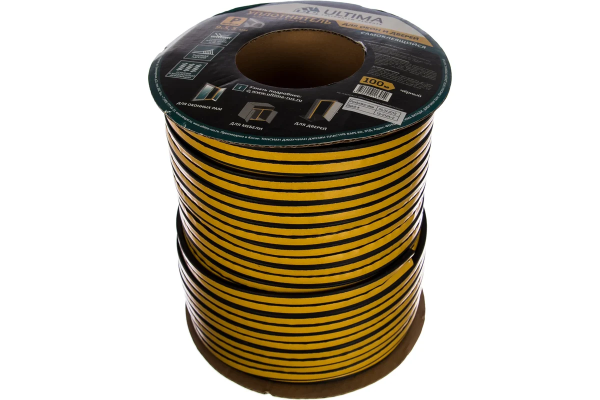 Уплотнитель Р черный 9*5,5 "Ultima" Китай (100м)