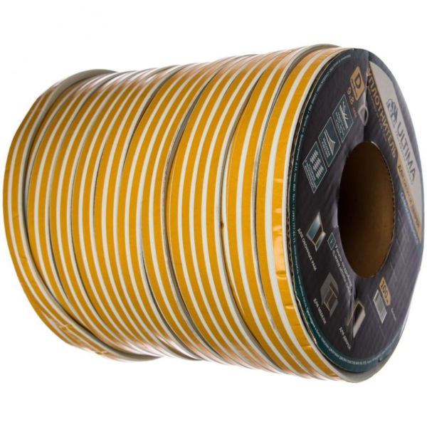 Уплотнитель D белый 9*7,4 "Ultima" Китай (100м)