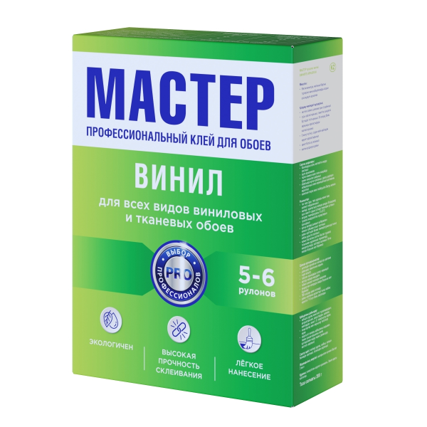 Клей обойный "Мастер" виниловый 200г (36)