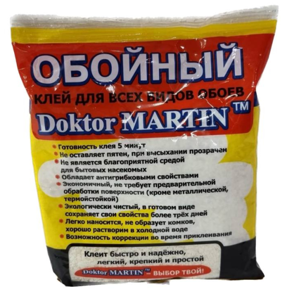Клей обойный "Doctor MARTIN" универсальный 200гр (20шт)