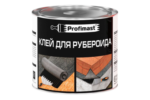 Клей для рубероида PROFIMAST  2л/1,8кг/металл