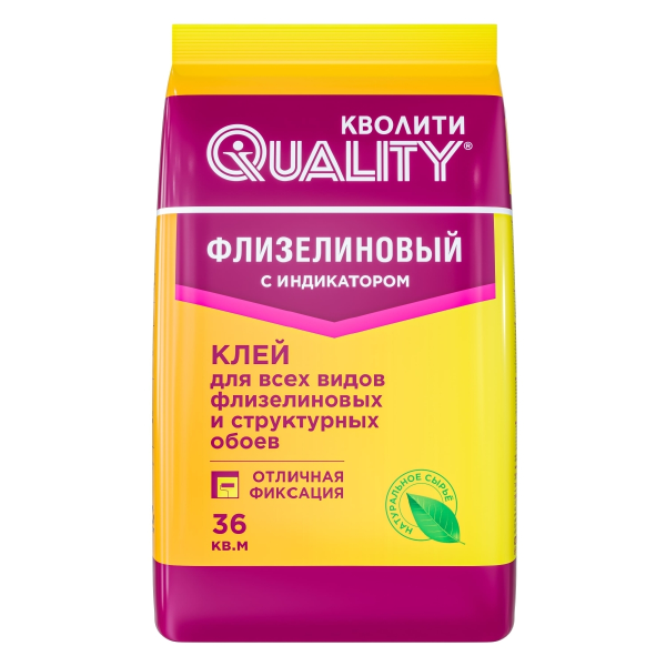 Клей обойный "Кволити" флизелиновый ИНДИКАТОР 200г (30)