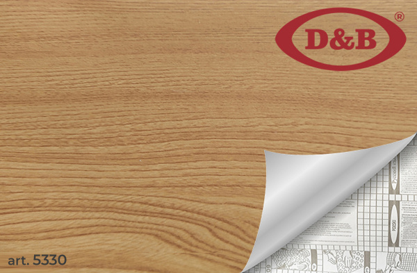 5330 Пленка  самокл. D&B  0.90*8м    дерево светлое /6