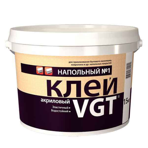 Клей напольный №1 "Эконом" ВГТ 15кг