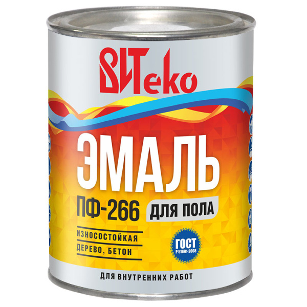 ЭмальПФ-266 для пола  красно-коричневая ВИТЕКО20кг