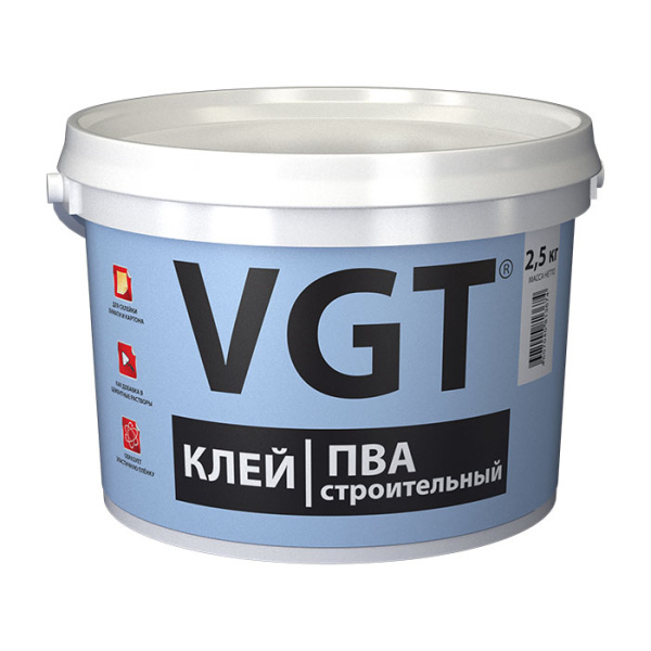 Клей ПВА строительный ВГТ 2,5кг (4)