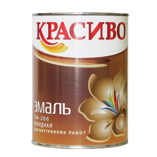 ЭмальПФ-266 красно-коричневая "Красиво" 5кг ССС