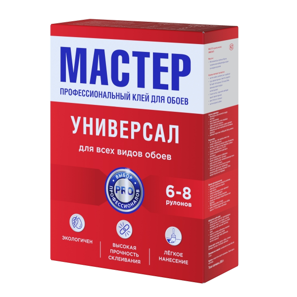 Клей обойный "Мастер" универсальный 200г (36)