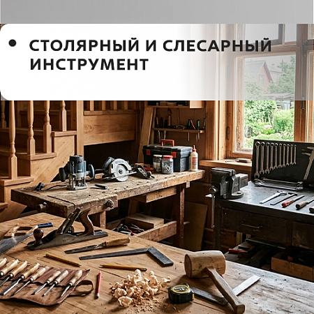 Столярный и слесарный инструмент
