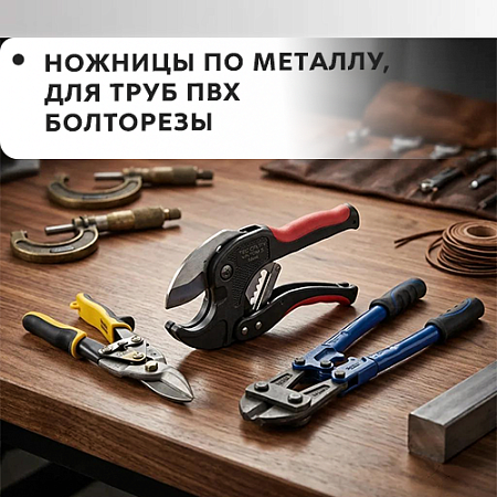 Ножницы по металлу, для труб ПВХ. Болторезы.
