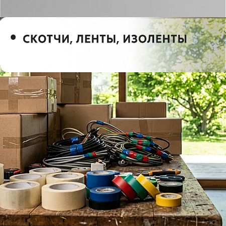 Скотчи, ленты, изоленты