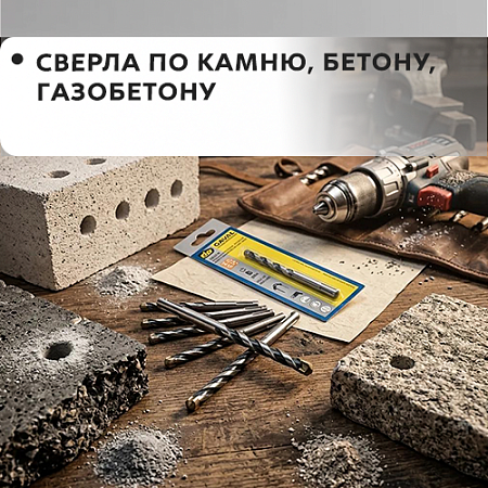 По камню и бетону, газобетону По камню и бетону, газобетону