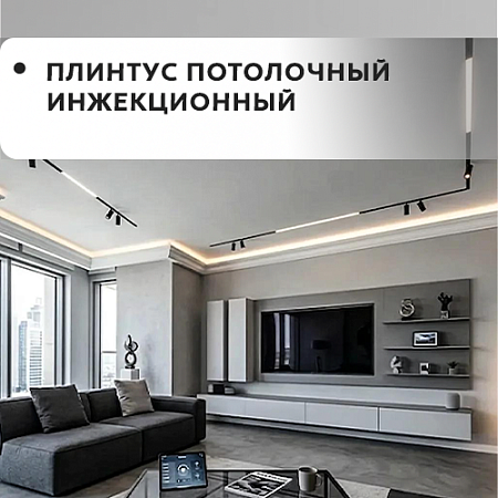 Плинтус потолочный Инжекционный